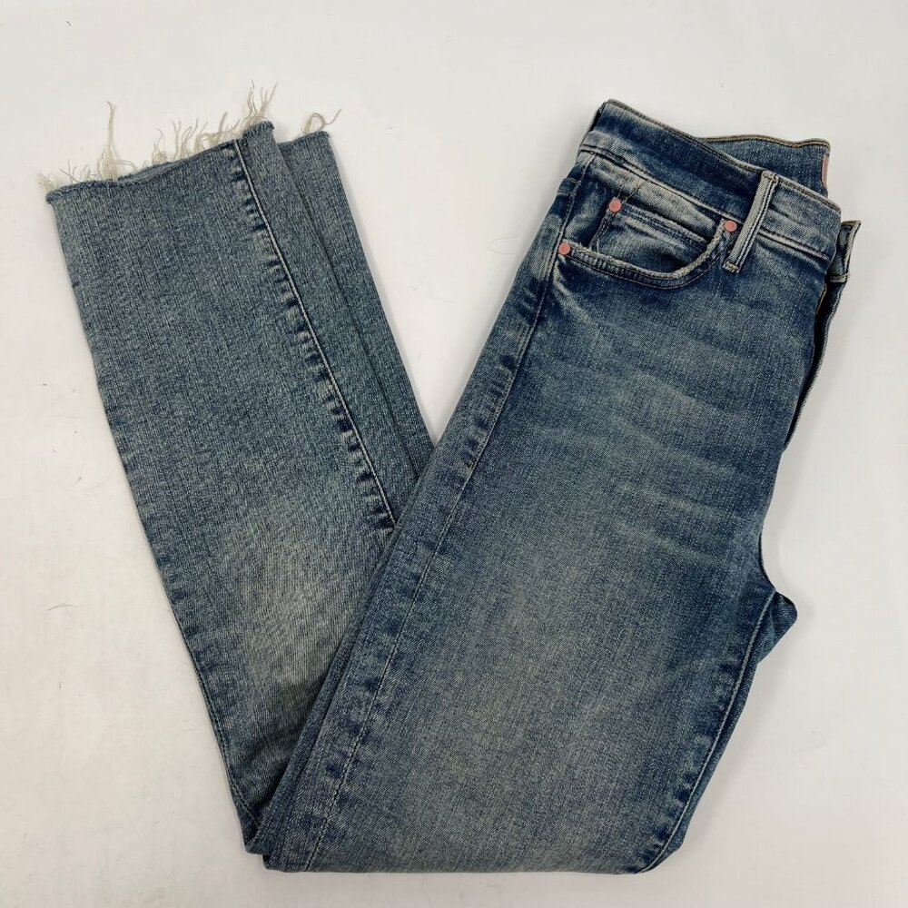 MOTHER Blue Rascal Ankle Fray Jeans | Size 26 - Picture 5 of 12